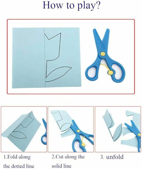 96 Pcs Children Cartoon DIY Colorful Paper Cutting Folding Toys Kids Craft Animal Handcraft Paper Art Learning Educational Toys - Image 6