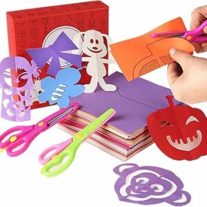 96 Pcs Children Cartoon DIY Colorful Paper Cutting Folding Toys Kids Craft Animal Handcraft Paper Art Learning Educational Toys