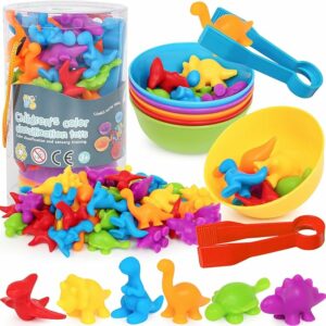 Montessori Fine Motor Training Toys Colors Cognitive Sorting Count Matching Games Parish Open Learning Materials Home Education